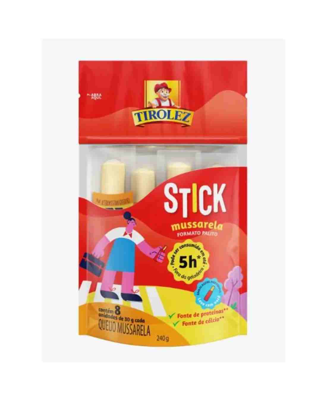 Queijo Mussarela Stick Tirolez 240g